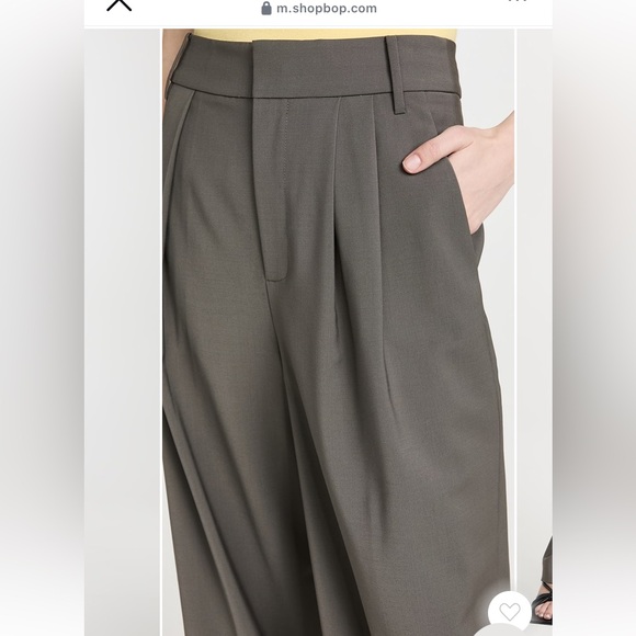 Tibi tropical wool Stella , BNWT, dark stone, 8 - Picture 4 of 4